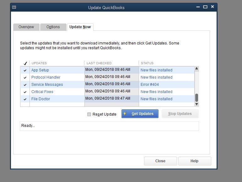 error 404 QuickBooks