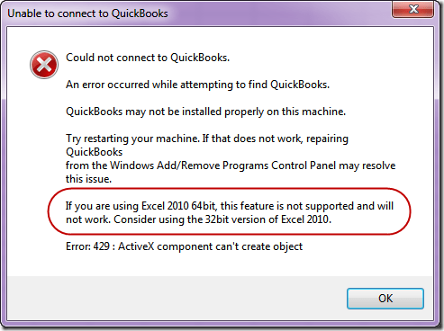 QuickBooks Error 429