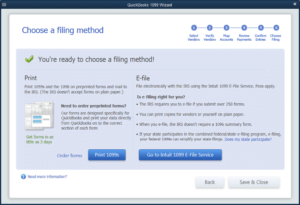 Choose a filing method Choose a filing method