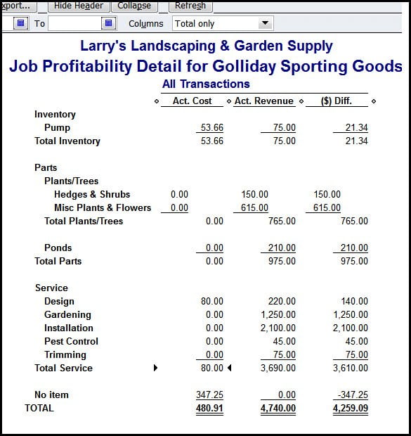 Design Job Types in QuickBooks Job Costing Design Job Types in QuickBooks Job Costing