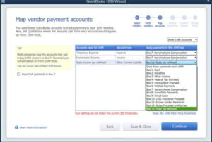 Map vendor payment accounts Map vendor payment accounts