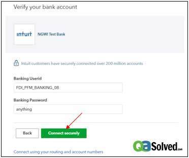 verify your bank account