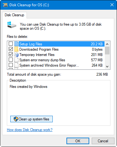 Disk Cleanup Tool