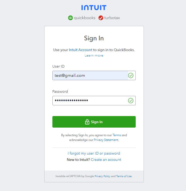 Intuit Quickbooks Login