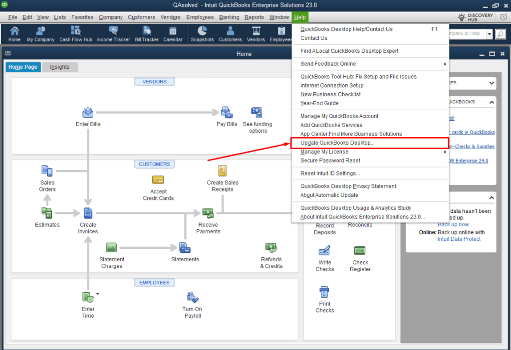 Update QuickBooks Desktop