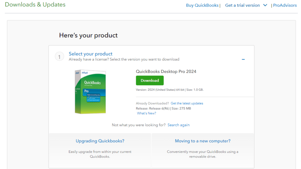 QuickBooks Desktop Pro 2024