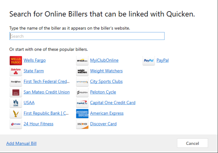 Online Billers
