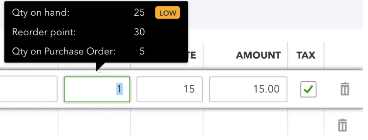 what's available and what's on order