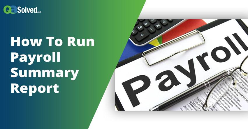 quickbooks payroll reports