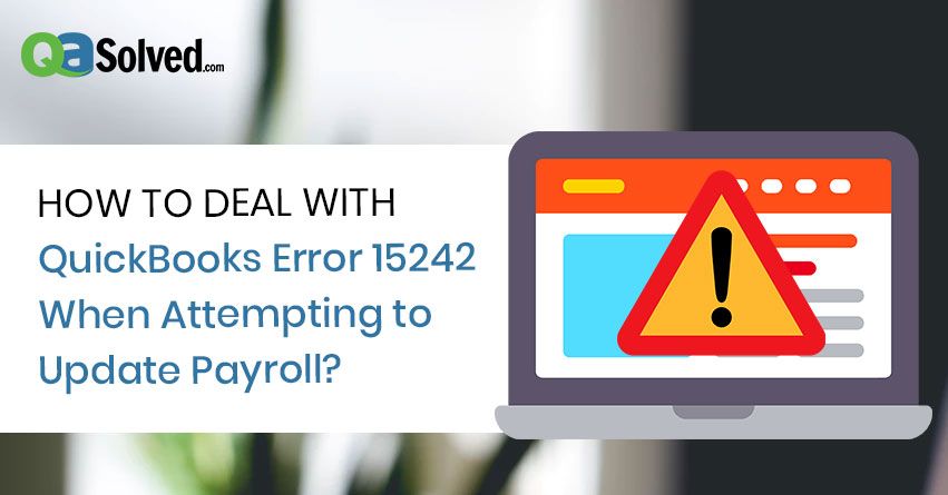 quickbooks error 15242