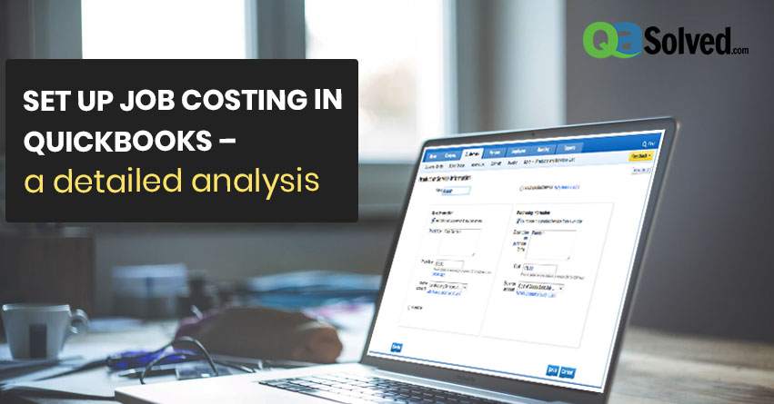 job costing in quickbooks