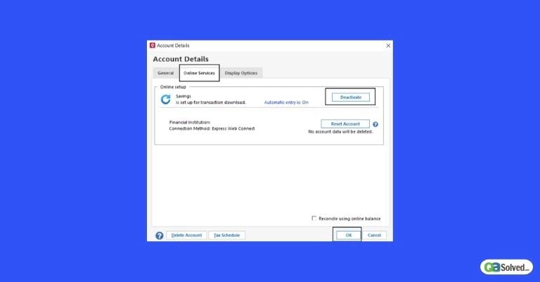 Deactivate your account