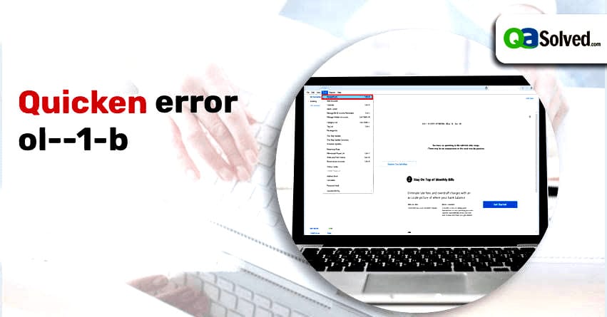 quicken error ol-1-b