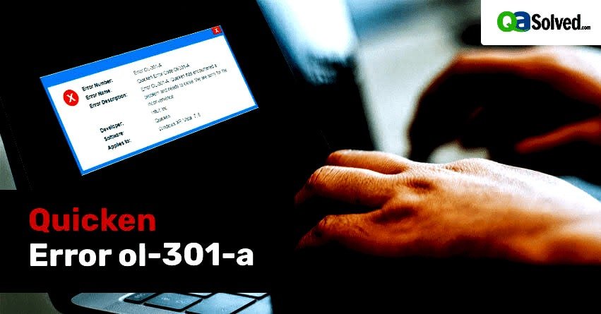 quicken error ol-301-a