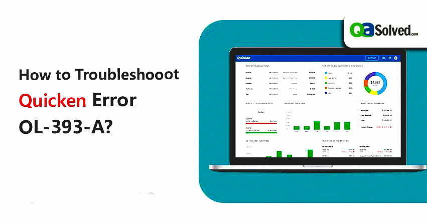 quicken error ol-393-a