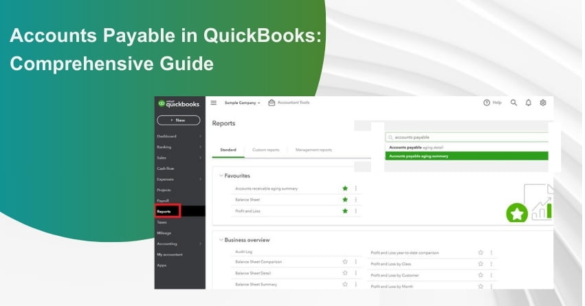 Accounts Payable in QuickBooks