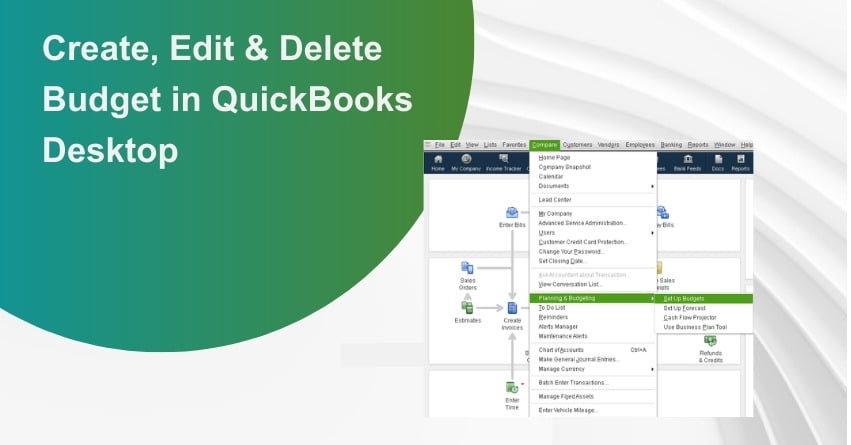 Budget in QuickBooks Desktop