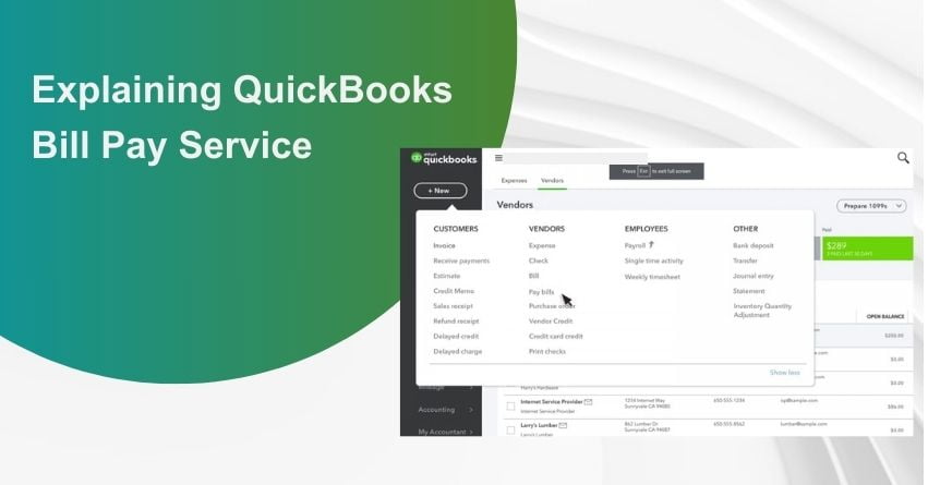 QuickBooks Bill Pay