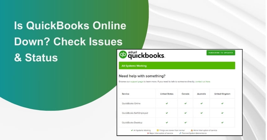 QuickBooks Online Down