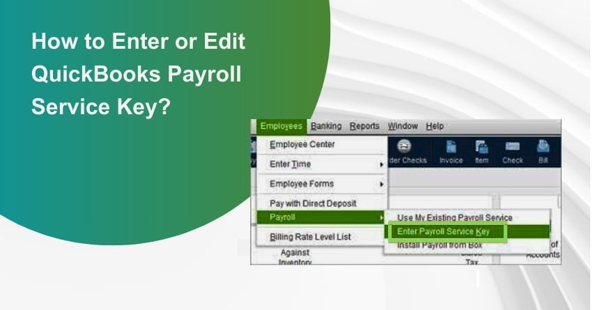 QuickBooks Payroll Service Key