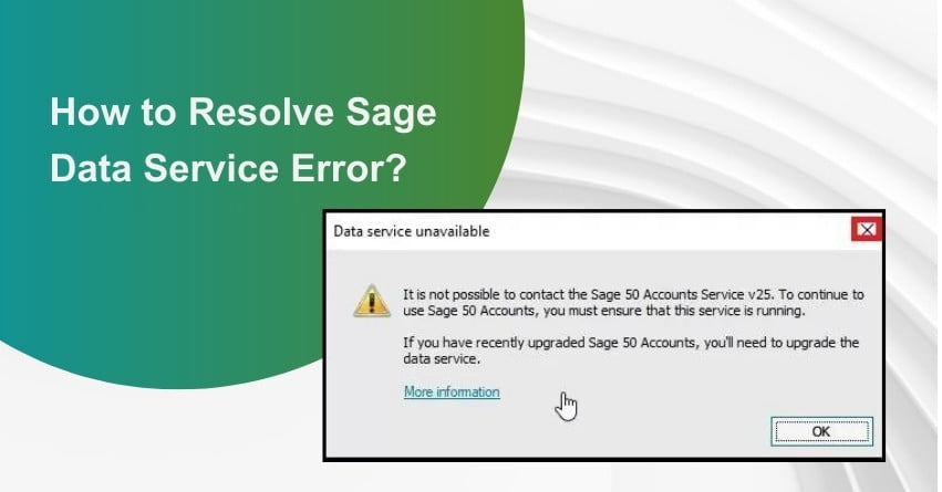 Sage Data Service Error