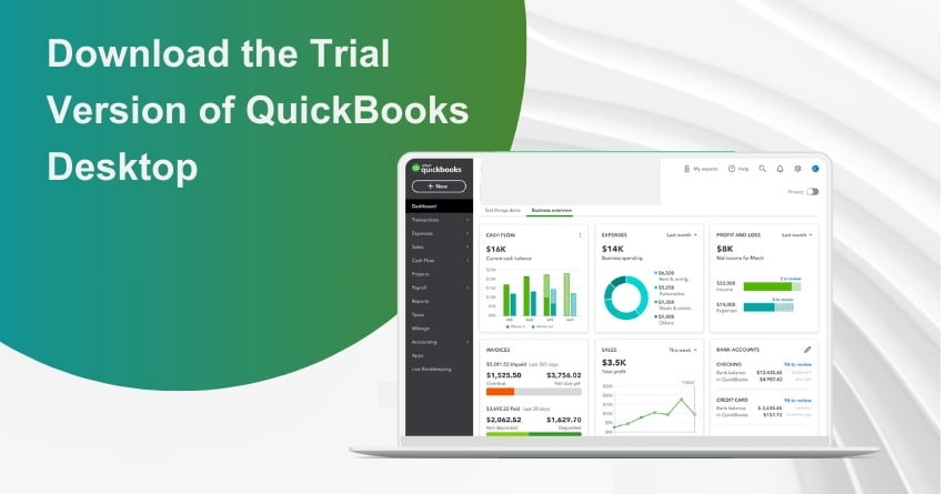 Trial Version of QuickBooks Desktop