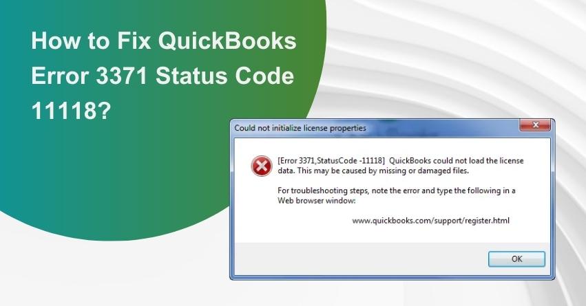 QuickBooks Error 3371
