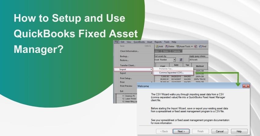 QuickBooks Fixed Asset Manager