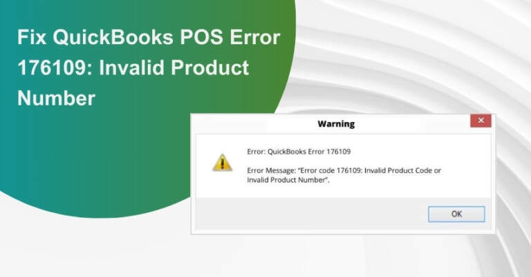 QuickBooks POS Error 176109