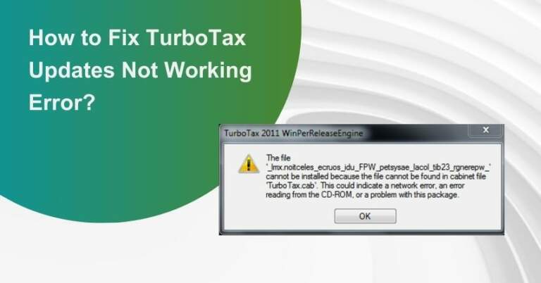 TurboTax Updates Not Working