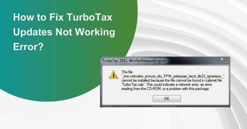TurboTax Updates Not Working