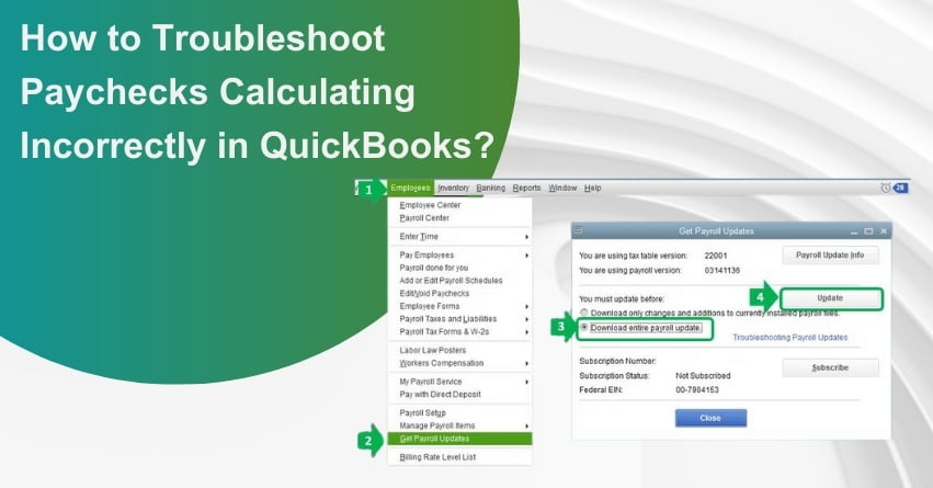 Paychecks Calculating Incorrectly in QuickBooks
