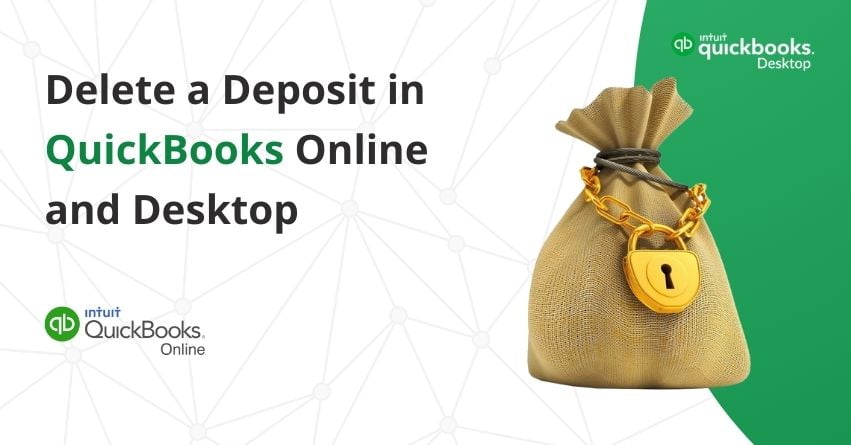 Delete a Deposit in QuickBooks