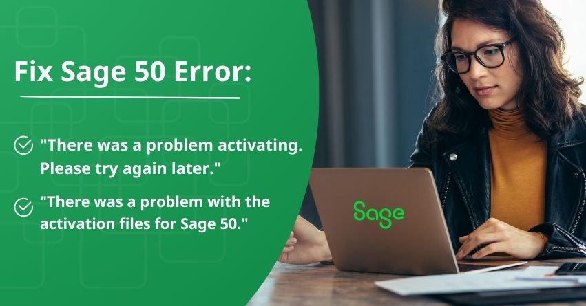 Sage 50 There Was a Problem Activating