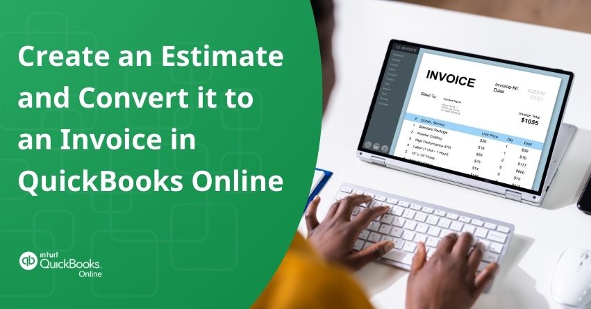 Estimate in QuickBooks Online