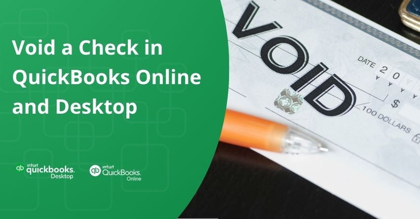Void a Check in QuickBooks